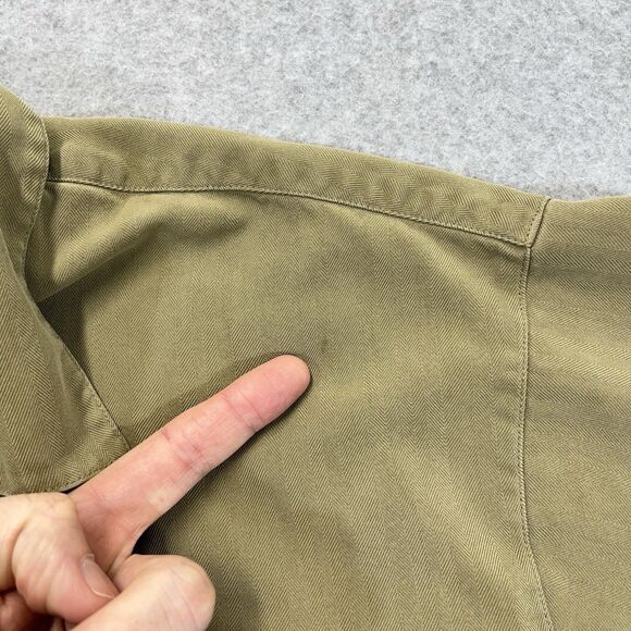 Tommy Bahama Silk Shirt Mens XL Brown Short Sleeve Button Up Havana Style READ - Picture 10 of 10